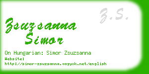 zsuzsanna simor business card